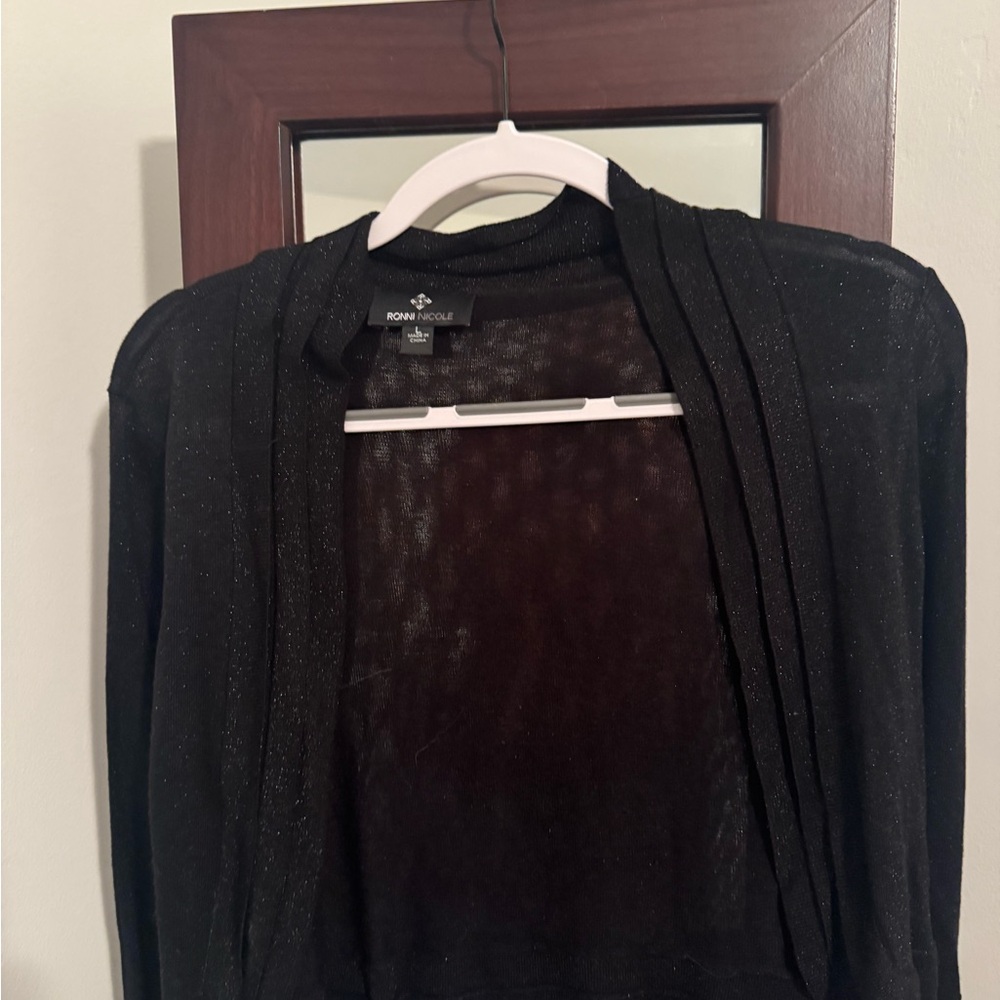 Ronni Nicole Black Cardigan Sweater